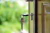 The key to the front door of a rental property.